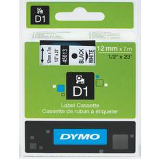 Dymo D1 Etiquetas Estándar Negro Sobre Blanco 12 mm x 7 m 1.2cmx7m