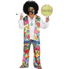 Fiestas Guirca Hippie Rainbow Costume