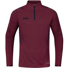 JAKO Challenge Zip Top - Maroon/Seablue