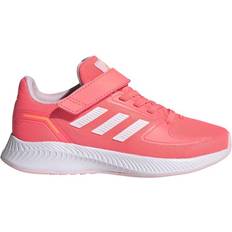 Mesh Løpesko adidas Kid's Runfalcon 2.0 - Acid Red/Cloud White/Clear Pink