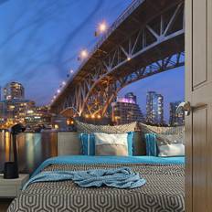 Tapeter Arkiio Canvastavle Granville Bridge Vancouver Canada 200x154