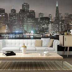 Tapeter Arkiio Fototapet San Francisco By Night 450x270