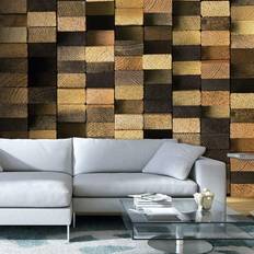 Tapeter Arkiio Fototapet Protected By The Wooden Weave 50x1000