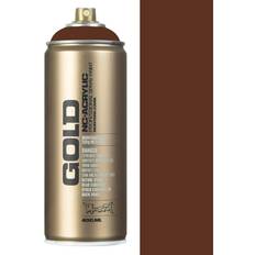 A base de agua Pinturas en aerosol Montana Cans Gold Professional Acrylic Spray Paints Shock Brown 400ml