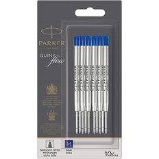 Vannbasert Penntilbehør Parker Quinkflow Ballpoint Refill Blue M 10-pack