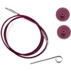 Knitpro Single Cable for Interchangeable Needles 76cm to make 100cm circulars, Purple