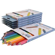 Edu Farveblyanter, Edu jumbo, ass. farver, tykkelse 10 mm, mine 5 mm, 72 stk