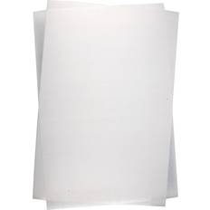 Peliculas Termocontraíbles Shrink Plastic Sheets, 20x30 cm, thickness 0,3 mm, Matt white, 10 sheet/ 1 pack