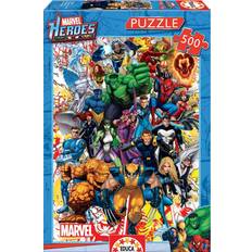 Rompecabezas familiar Rompecabezas Clásicos Educa Marvel Heroes 500 Pieces