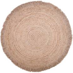 Nattiot Terra Jute Rug with Fringes Ø55.1