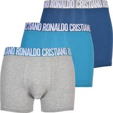 CR7 Boxers Men's Underwear CR7 Cristiano Ronaldo Organic Basic Trunk 3-pack - Grey/Blue