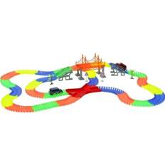 Magic Tracks Glowing Car Track Set