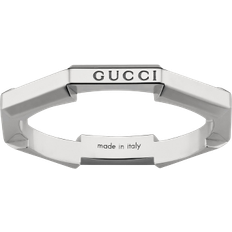 Gucci Link to Love Mirrored Ring - White Gold