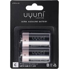 C Alkaline 6700mAh 2-pack