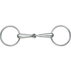 Shires Hollow Mouth Race Jointed Loose Ring Snaffle