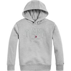 9-12M Hoodies Tommy Hilfiger Logo Embroidery Hoody - Light Grey Heather (KB0KB06904)