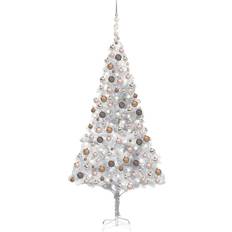 Rojo Árboles de Navidad vidaXL LEDs & Ball Árbol de Navidad 210cm