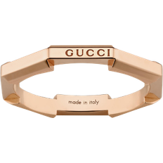 Gucci Rose Gold Jewellery Gucci Link to Love Mirrored Ring - Rose Gold