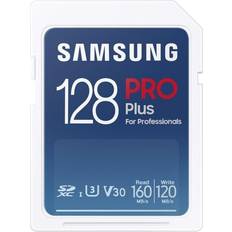 120 MB/s - 128 GB - SDXC Hukommelseskort Samsung Pro Plus 2021 SDXC Class 10 UHS-I U3 V30 160/120MB/s 128GB