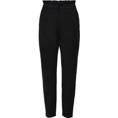 Only Pantalon Taille élastiquée Noir En Viscose