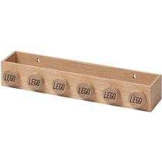 Beige Veggoppbevaring LEGO Wooden Book Rack 1x6