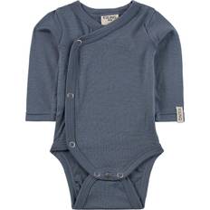 62/68 Lastenvaatteet Kuling Wool Baby Body - Flintstone Blue