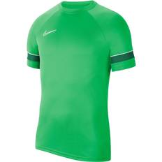 NIKE Dri-FIT Academy Short-Sleeve Football Top Men - Light Green Spark/White/Pine Green/White