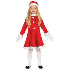 Barn - Jul Maskerad Dräkter & Kläder Fiestas Guirca Kids Santa Dress