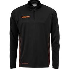 Uhlsport Score 1/4 Zip Top Unisex - Black/Fluo Orange