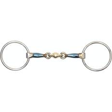 Blue Bits Shires Sweet Iron Lozenge Horse Loose Ring Snaffle