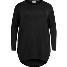 Only Camiseta Carcarma Long Black Mujer - Multicolor