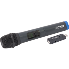 Party Light & Sound Wireless Handheld Microphone with USB Power