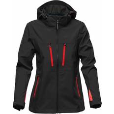 Stormtech Women's Patrol Softshell Jacket - Black/Bright Red