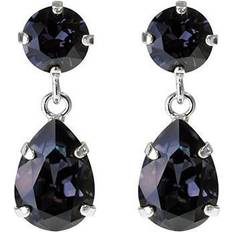 Caroline Svedbom Mini Drop Earrings - Silver/Graphite