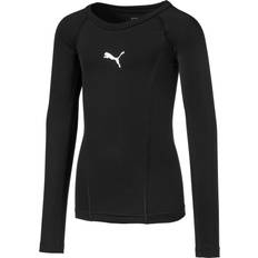 Spandex Strati di base Puma Kid's LIGA Long Sleeve Baselayer - Puma Black (655921-03)