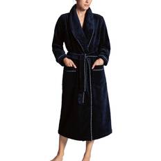 Polyester Morgenkåper & Badekåper Calida Cosy Shower Bathrobe - Dark Lapis Blue