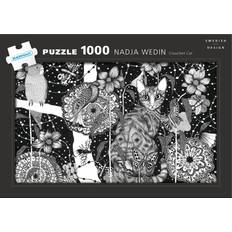 Kärnan Klassiska pussel Kärnan Crouchet Cat 1000 Pieces