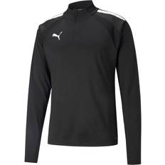 Puma Herre Gensere Puma teamLIGA Quarter-Zip Sweatshirt Men - Black/White