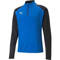 Puma Sweaters Puma teamLIGA Quarter-Zip Sweatshirt Men - Electric Blue Lemonade/Black