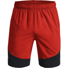 Under Armour HIIT Woven Colorblock Shorts Men - Red