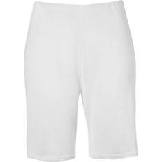 Damella Microfiber Waist Slip Shorts - White