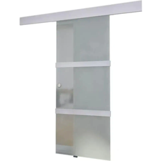 vidaXL - Skydedør Klart glas (76x205cm)
