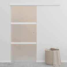 Porte vidaXL - Porta Scorrevole Vetro Trasparente (90x205cm)