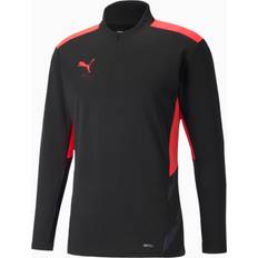 Puma IndividualCUP Training Quarter Top Men - Black/Sunblaze