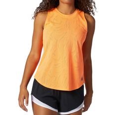 Fitness & Gym - Orange Tank Tops New Balance Q Speed Fuel Jacquard Tank Women - Citrus Punch