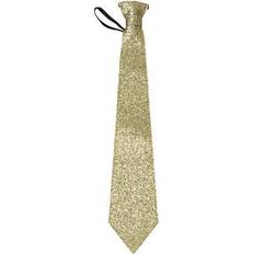 Billig Tilbehør Hisab Joker Glitter Tie Gold