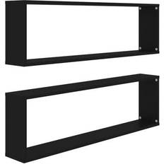 vidaXL - Wandregal 100cm 2Stk.