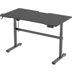 Pelialan lisävarusteet Deltaco DT410 Electric Gaming Desk - Black, 1400x750x1180mm