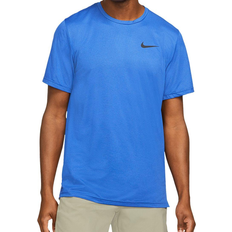 NIKE Pro Dri-FIT Short-Sleeve T-shirt Men - Blue Void/Game Royal/Heather/Black