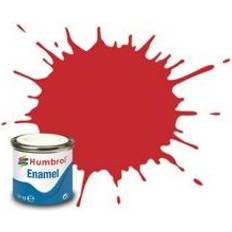 Humbrol Pitture Humbrol 14ml No. 1 Tinlet Enamel Paint 153 (Insignia Red Matt)